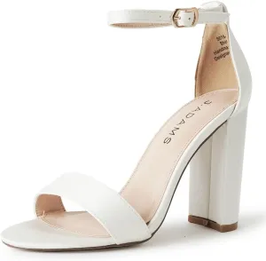 J. Adams Shirley Heels for Women - Ankle Strap High Heel Dressy Sandals