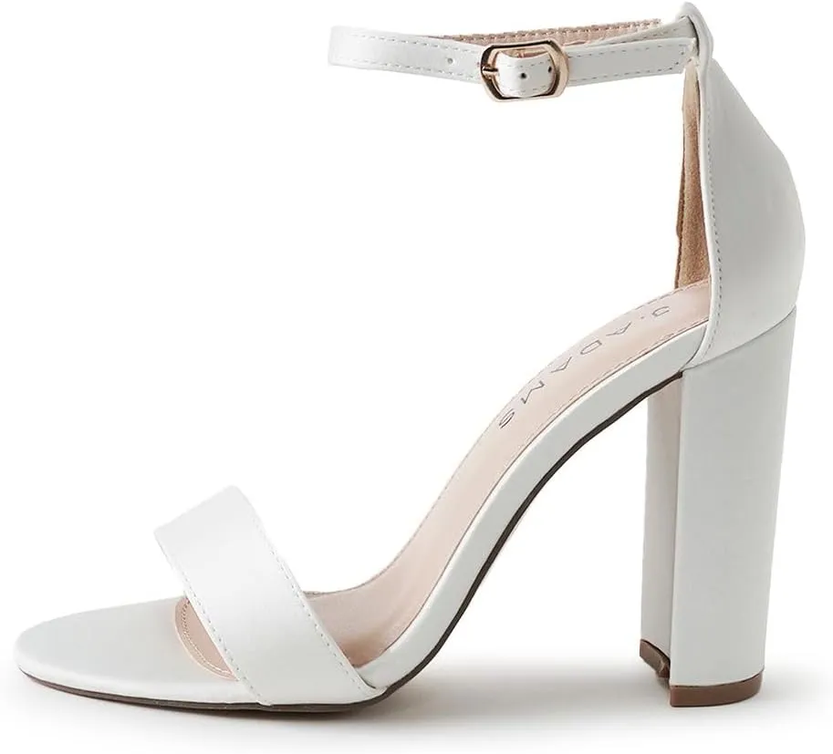 J. Adams Shirley Heels for Women - Ankle Strap High Heel Dressy Sandals