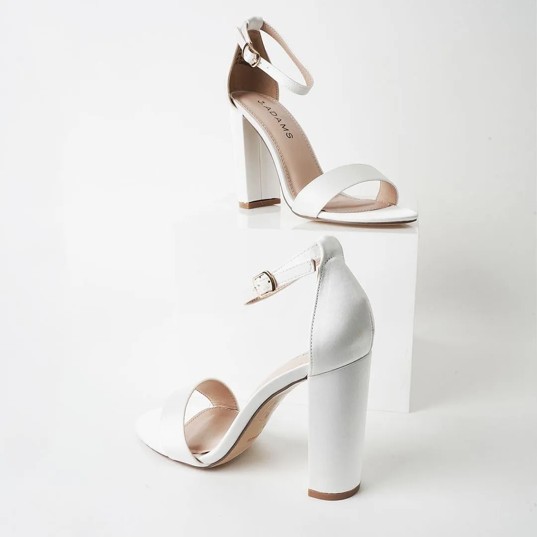 J. Adams Shirley Heels for Women - Ankle Strap High Heel Dressy Sandals