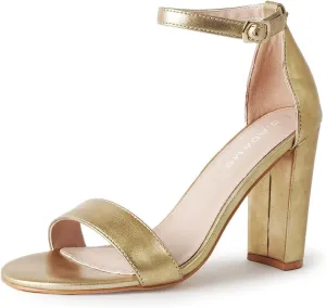 J. Adams Shirley Heels for Women - Ankle Strap High Heel Dressy Sandals