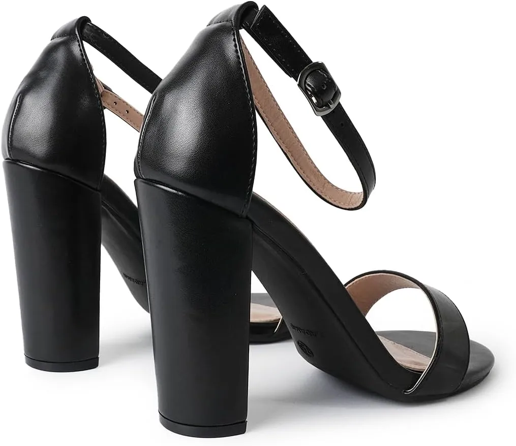 J. Adams Shirley Heels for Women - Ankle Strap High Heel Dressy Sandals