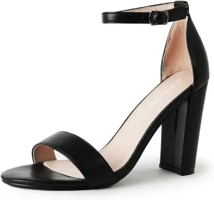 J. Adams Shirley Heels for Women - Ankle Strap High Heel Dressy Sandals