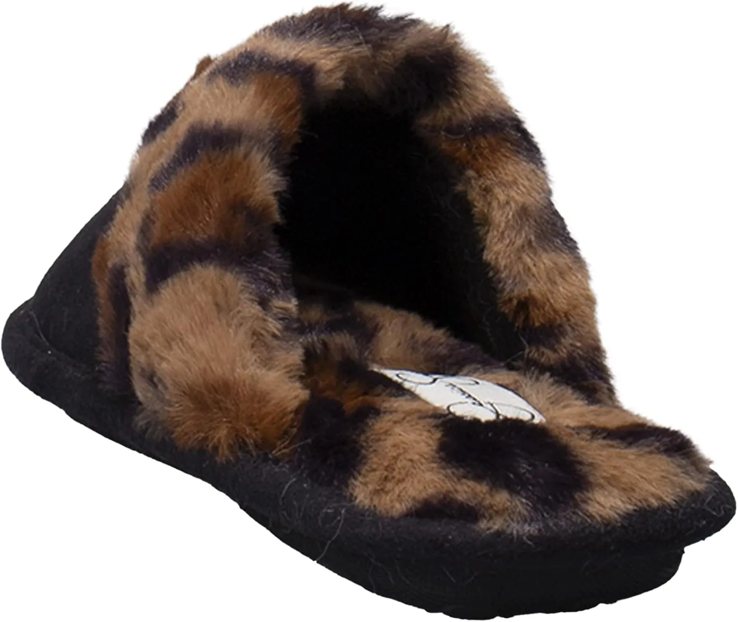 Jessica Simpson Girls Comfy Slippers - Cute Faux Fur Slip-on Shoes Memory Foam House Slipper