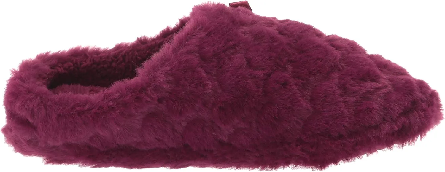 Jessica Simpson Girl's Cute and Cozy Plush Slip on House Slippers with Memory Foam