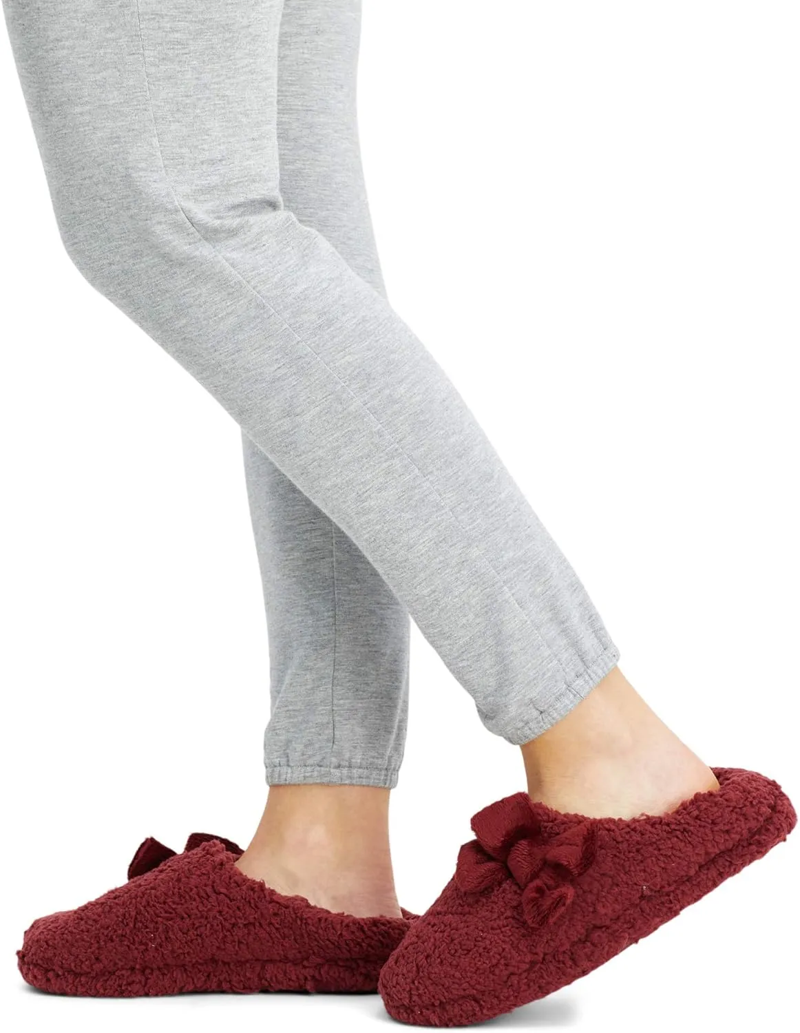 Jessica Simpson Women's Plush Marshmallow Slide on House Slipper Clog with Memory Foam