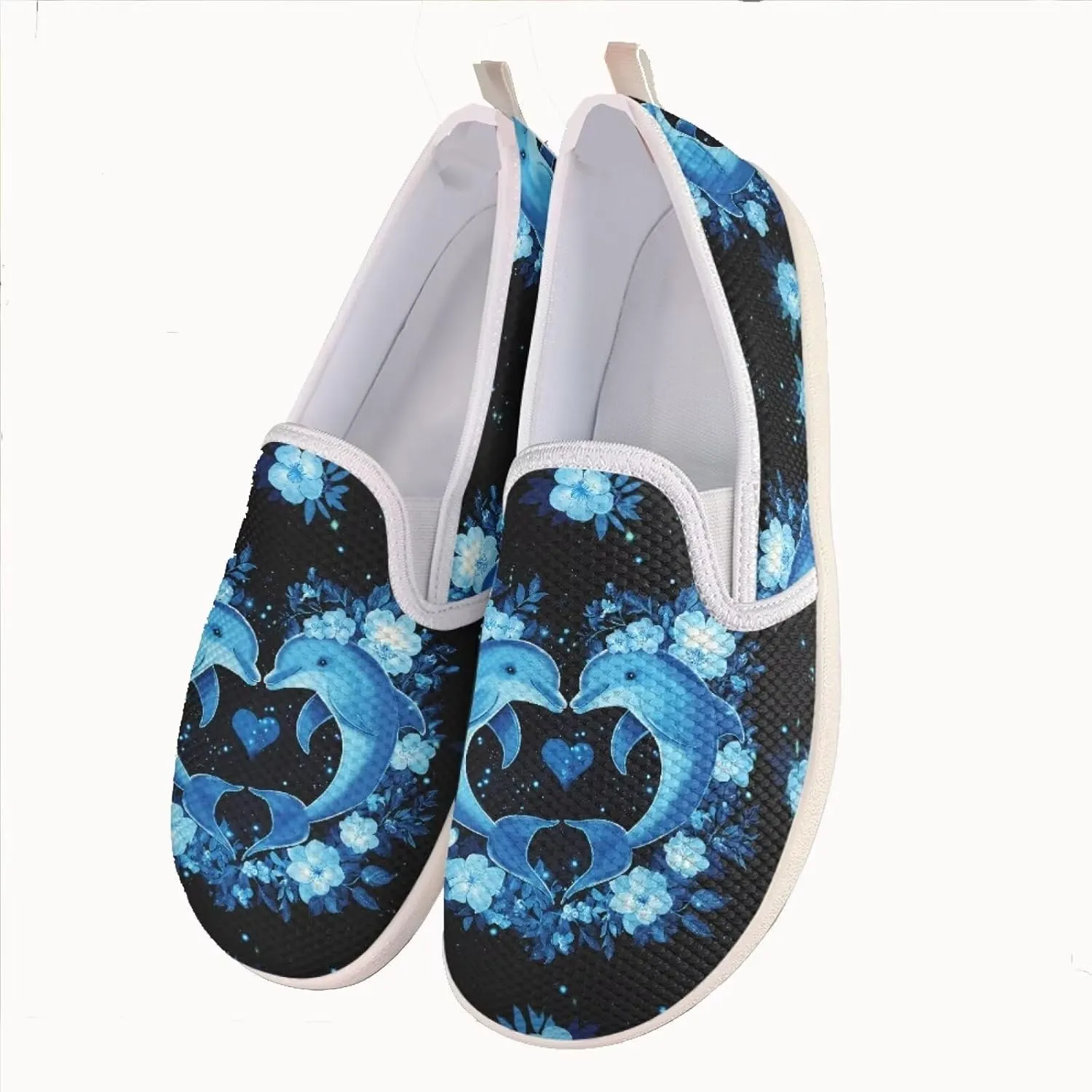 JoyLamoria Hummingbird Sneakers Walking Shoes Teens Adults Elastic Loafers and Flats Quick Drying Sneakers Slip On Shoes Arch Support