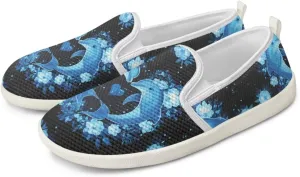 JoyLamoria Hummingbird Sneakers Walking Shoes Teens Adults Elastic Loafers and Flats Quick Drying Sneakers Slip On Shoes Arch Support