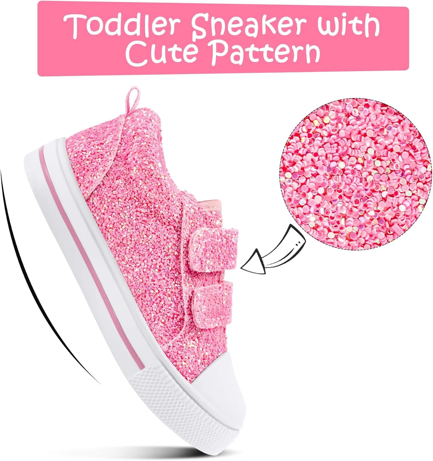 K KomForme Sneakers for Boys and Girls,Toddler Kids Soft Walking Shoes