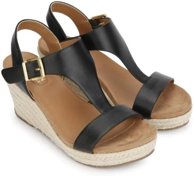 Kenneth Cole REACTION Women's Card T-Strap Wedge Sandal