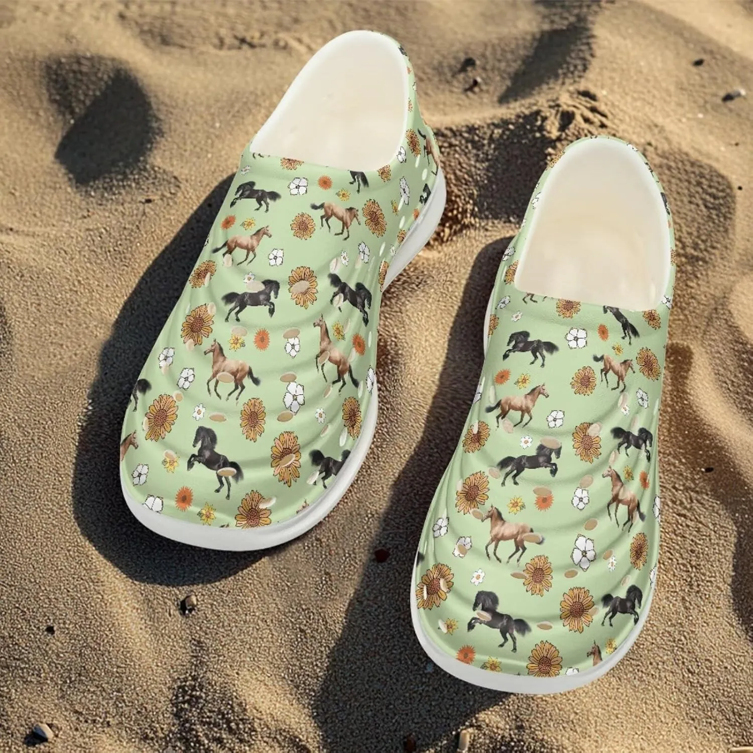 Kids Cute Animal Water Shoes Slip-On Sneaker Lightweight Breathable Sandal Outdoor & Indoor