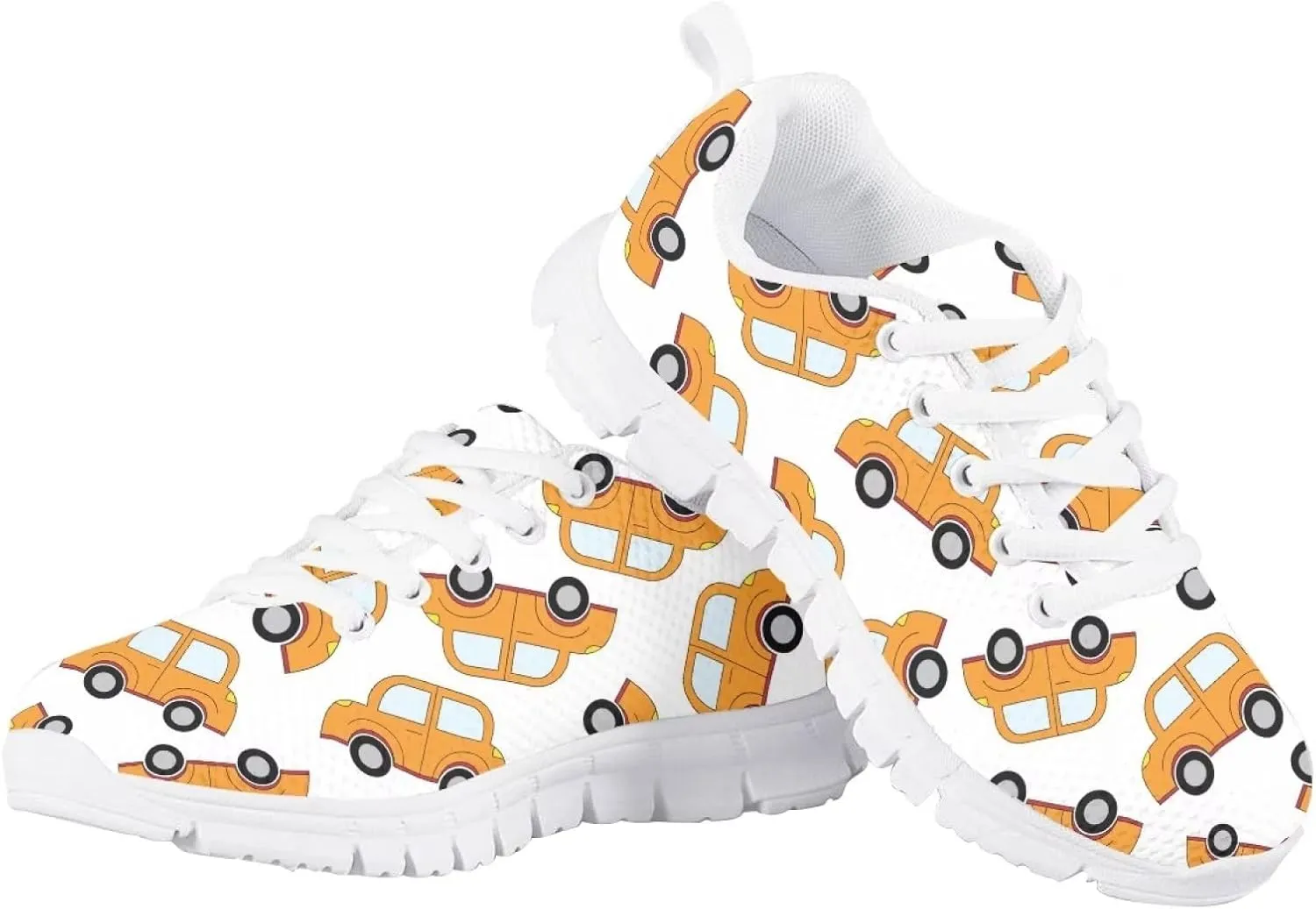 Kids Cute Tennis Shoes for Girls Soft Lightweight Running Sneakers Novelty Print Boys Walking Athletic Shoes
