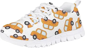 Kids Cute Tennis Shoes for Girls Soft Lightweight Running Sneakers Novelty Print Boys Walking Athletic Shoes