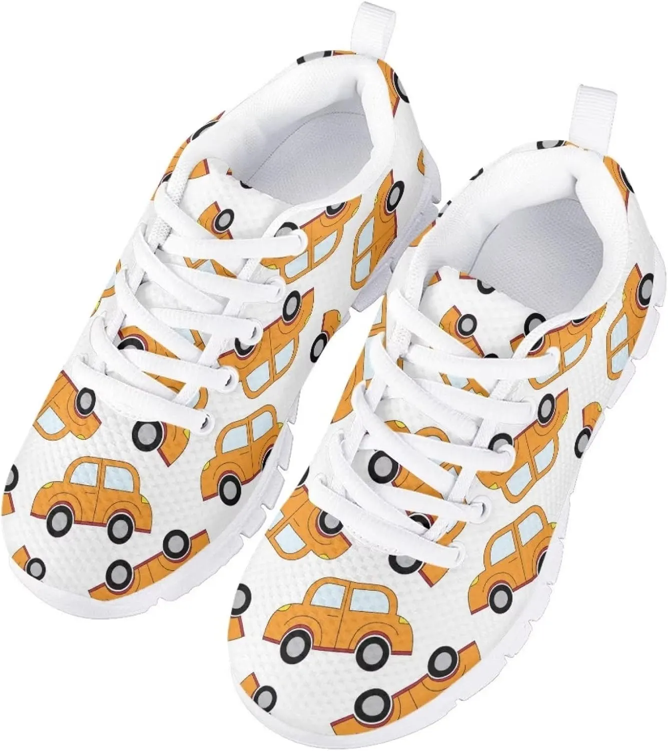 Kids Cute Tennis Shoes for Girls Soft Lightweight Running Sneakers Novelty Print Boys Walking Athletic Shoes