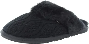 Lamo Womens Caroline Knit Scuff Slipper Shoes