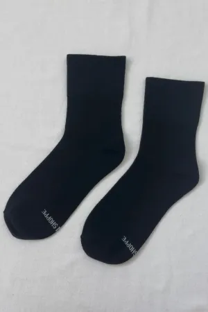 Le Bon - Sneaker Socks True Black