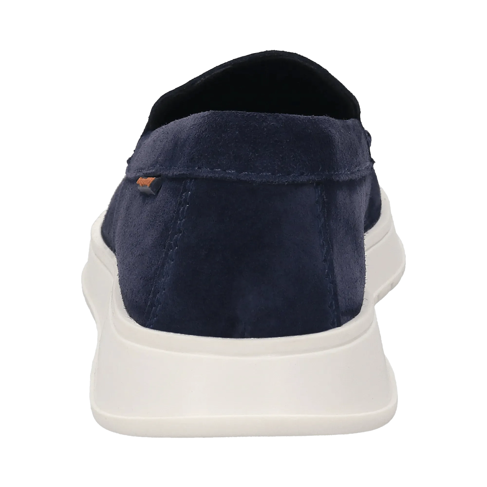 Leder Mokassin dunkelblau