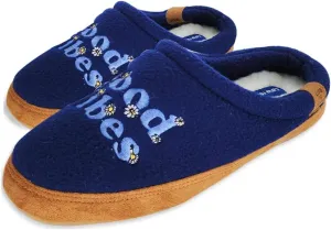 Life is Good Women's Moccasin Slippers, 303593W - Suede & Fleece Open Back Indoor/Outdoor Slip-Ons - Plush & Cozy Slides with Soft Foam & Rubber Soles Stylish & Comfy Available in Different Designs