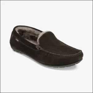 Loake Guards Dark Brown Suede Slippers@