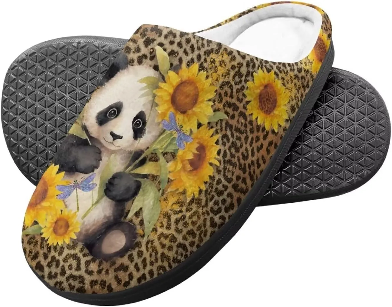 Lotusorchid Kids House Slipper for Boys Girls, Cozy Warm Boys Sleep Slippers with Rubber Sole, Closed Toe Slip On Bedroom Slippers