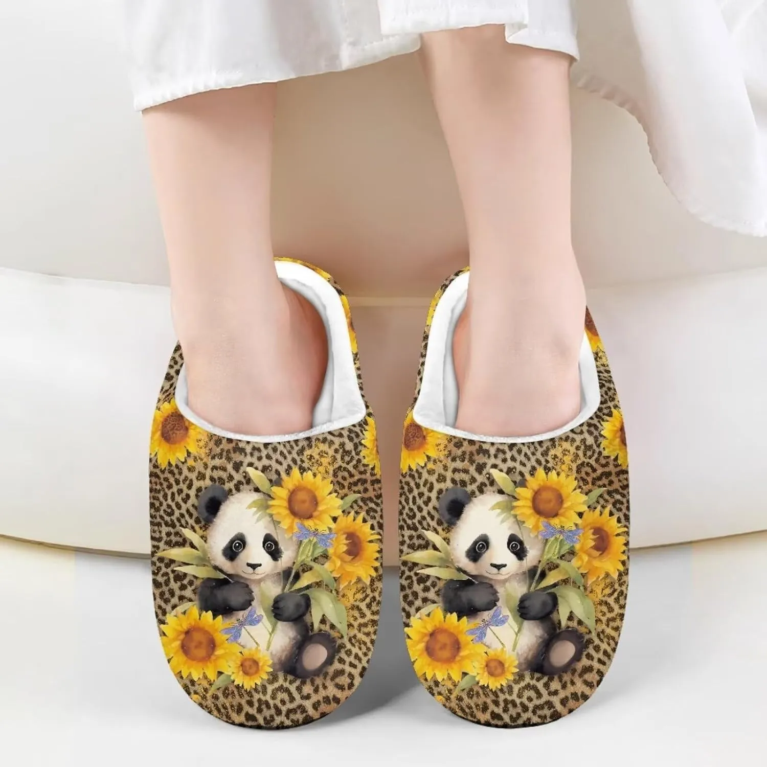 Lotusorchid Kids House Slipper for Boys Girls, Cozy Warm Boys Sleep Slippers with Rubber Sole, Closed Toe Slip On Bedroom Slippers