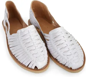 Macarena Collection Womens Shoes Leather Sandal Flat for Women | Huarache Handmade Mexican Sandals | Comfortable & Stylish Womens Sandals 3050