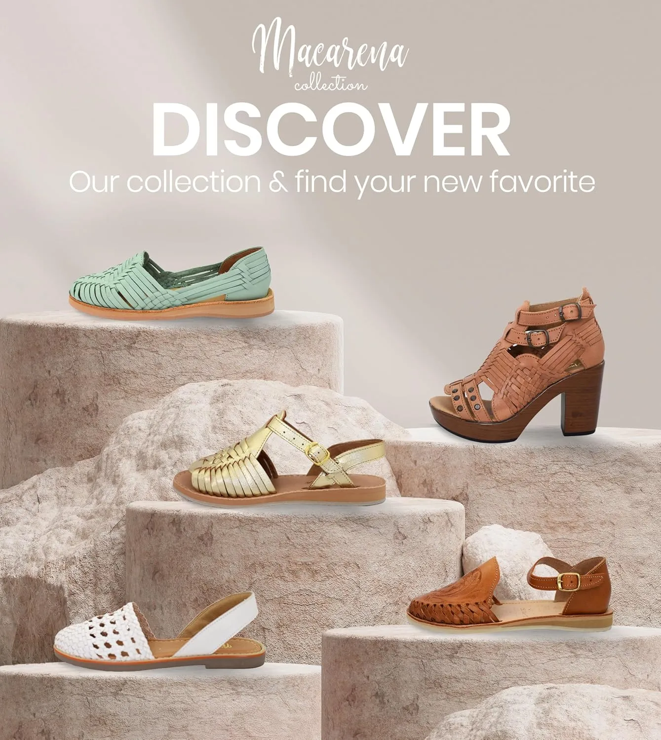 Macarena Collection Womens Shoes Leather Sandals for Women Huarache | Handmade Mexican Sandals Women | Comfortable & Stylish Womens Sandals 351 Multicolors