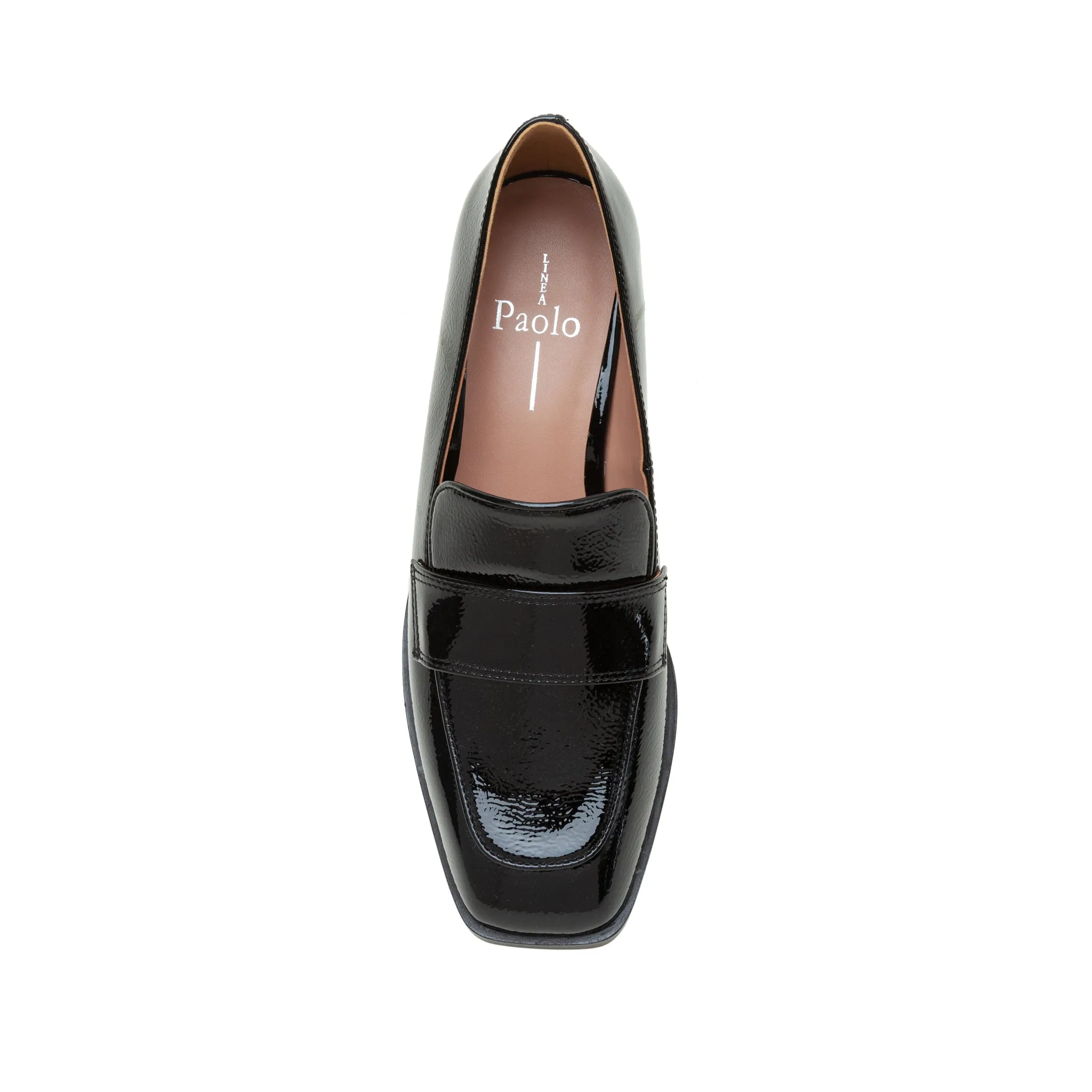 MALONE | Flared Heel Loafer Pumps