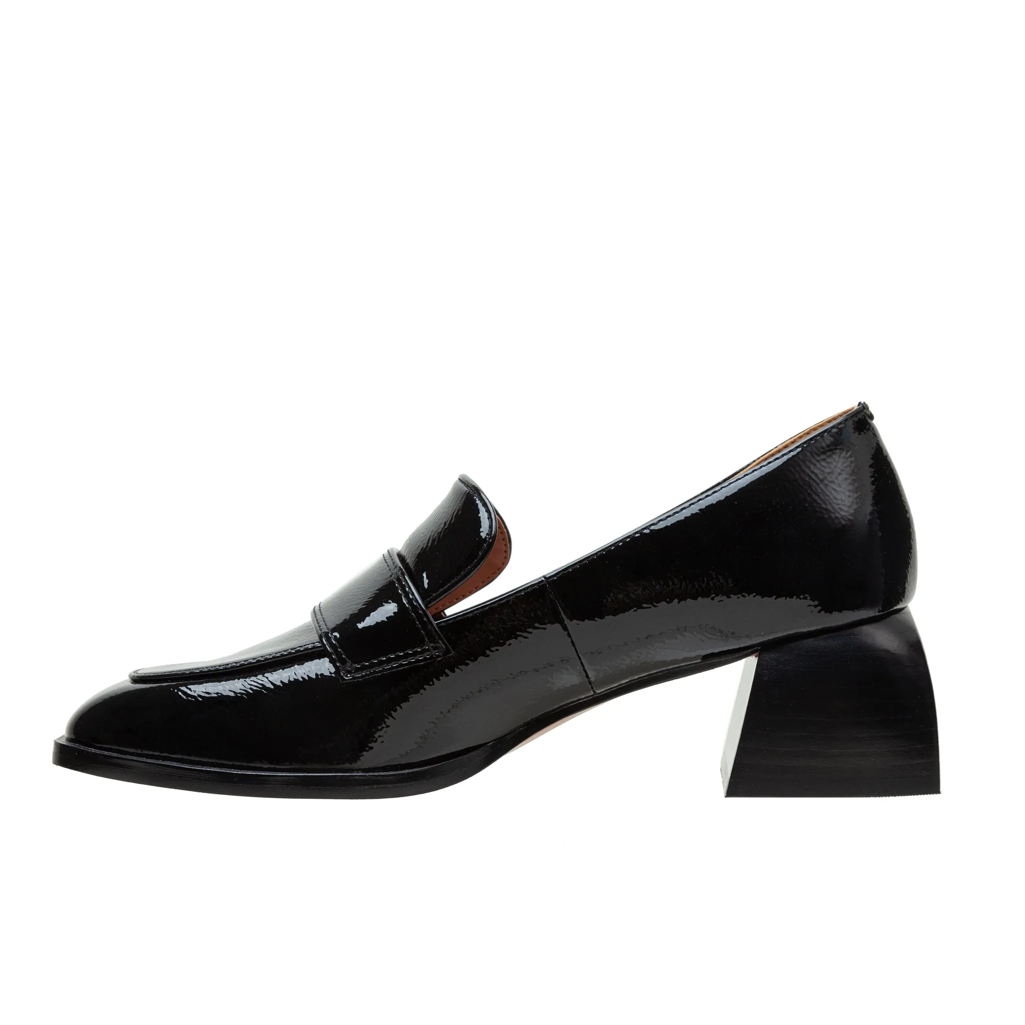 MALONE | Flared Heel Loafer Pumps