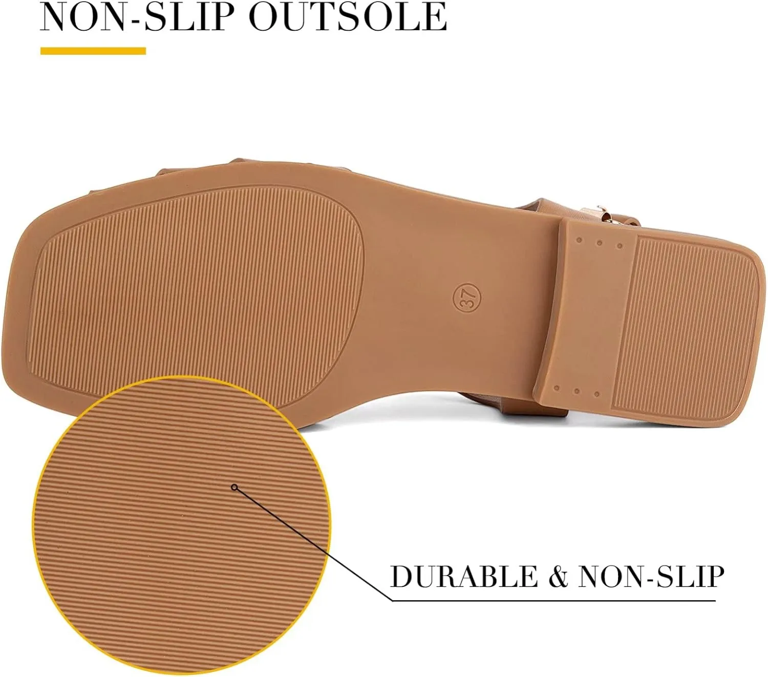MaxMuxun Women's Closed Toe Flat Sandals Comfortable Ankle Strap Cut Out Cage Summer Roman Shoes