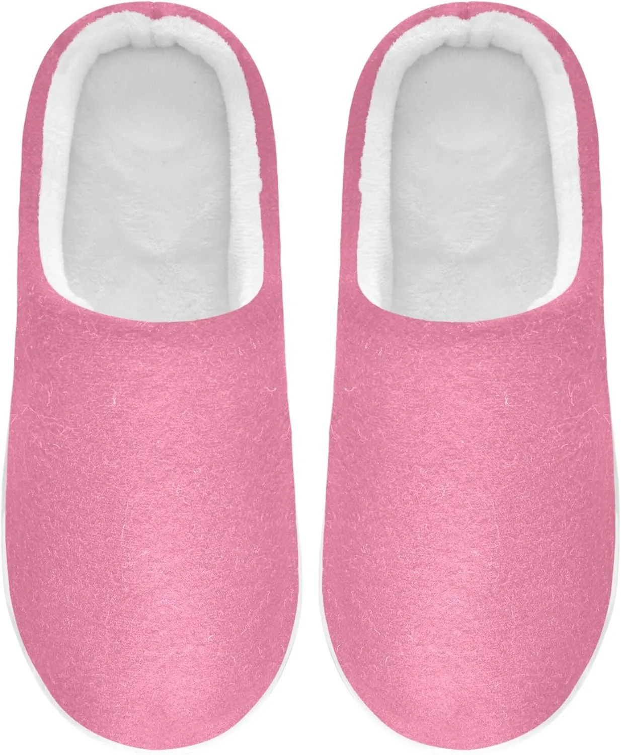 Memory Foam Slipper for Women and Men Plush Lining Anti-Skid Sole Fuzzy Soft House Shoes Indoor Outdoor Winter