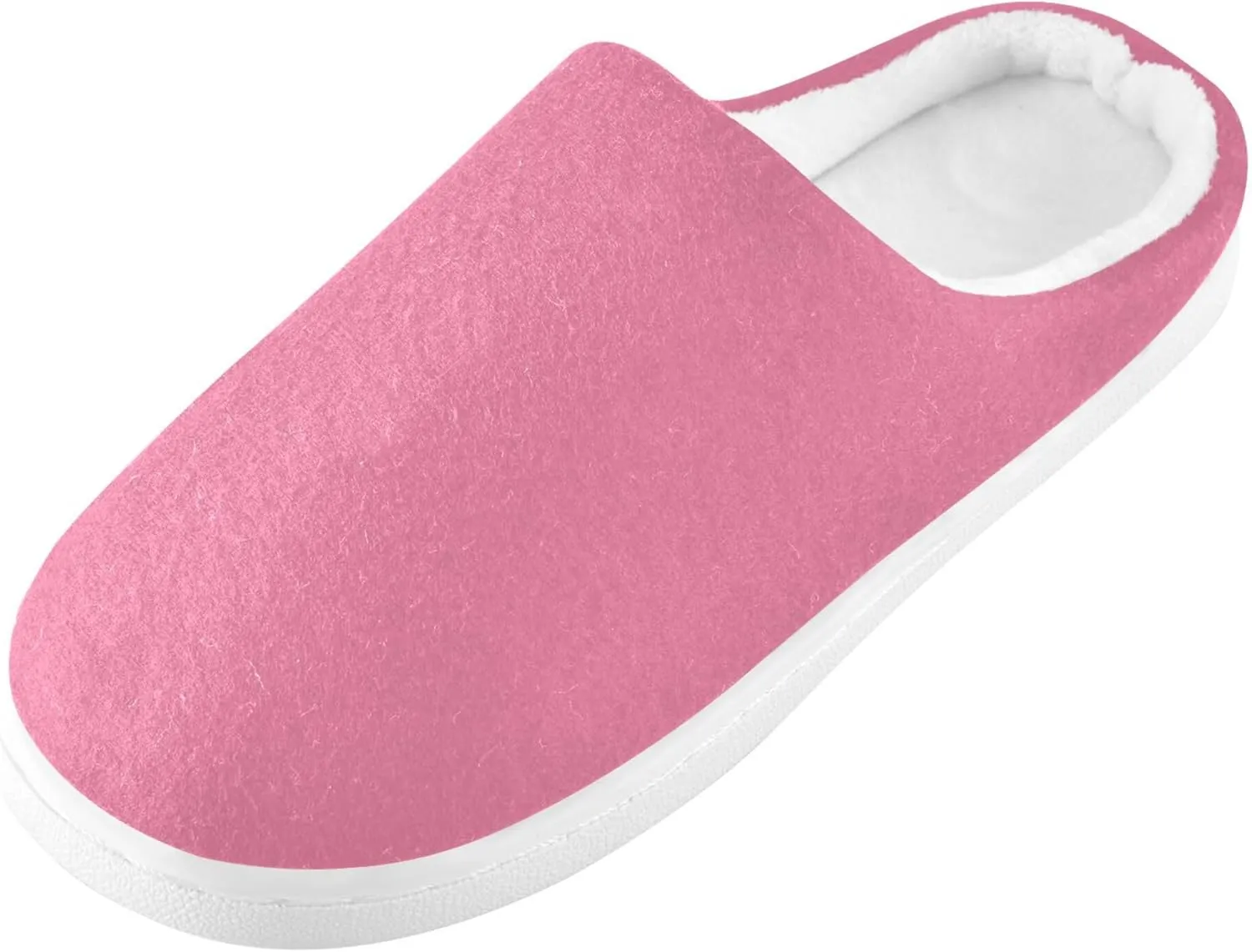 Memory Foam Slipper for Women and Men Plush Lining Anti-Skid Sole Fuzzy Soft House Shoes Indoor Outdoor Winter