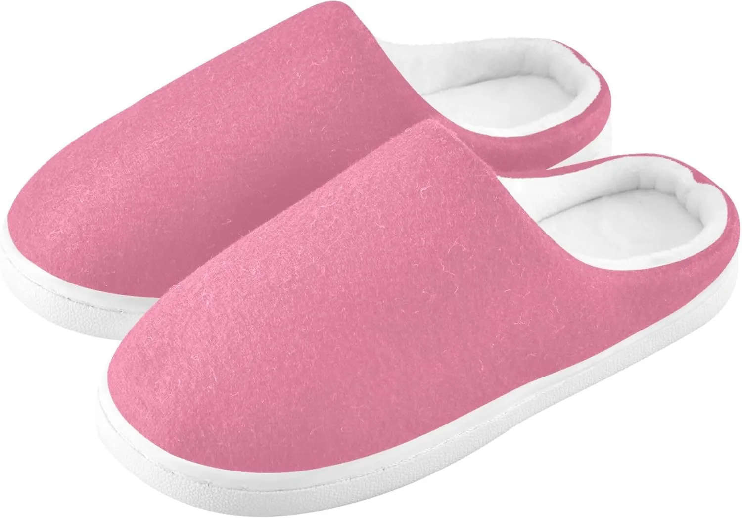 Memory Foam Slipper for Women and Men Plush Lining Anti-Skid Sole Fuzzy Soft House Shoes Indoor Outdoor Winter