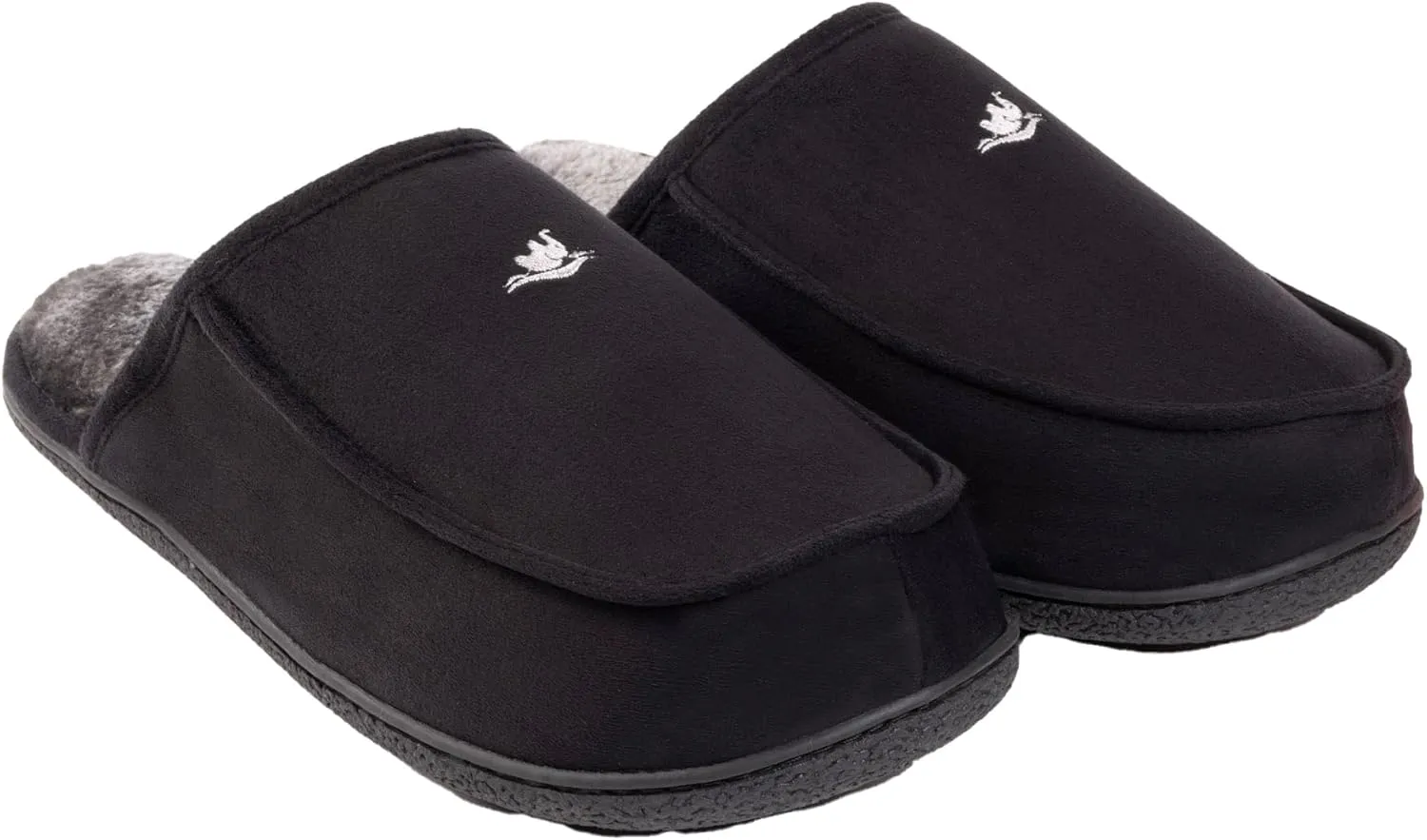Men's 80D High Density Memory Foam House Slippers, Indoor Outdoor Slip On Clog Slippers