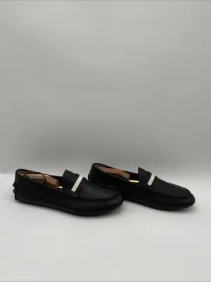 Men’s Bally Kerbs Drivers Leather Loafers Black Size 9.5 - Very Good