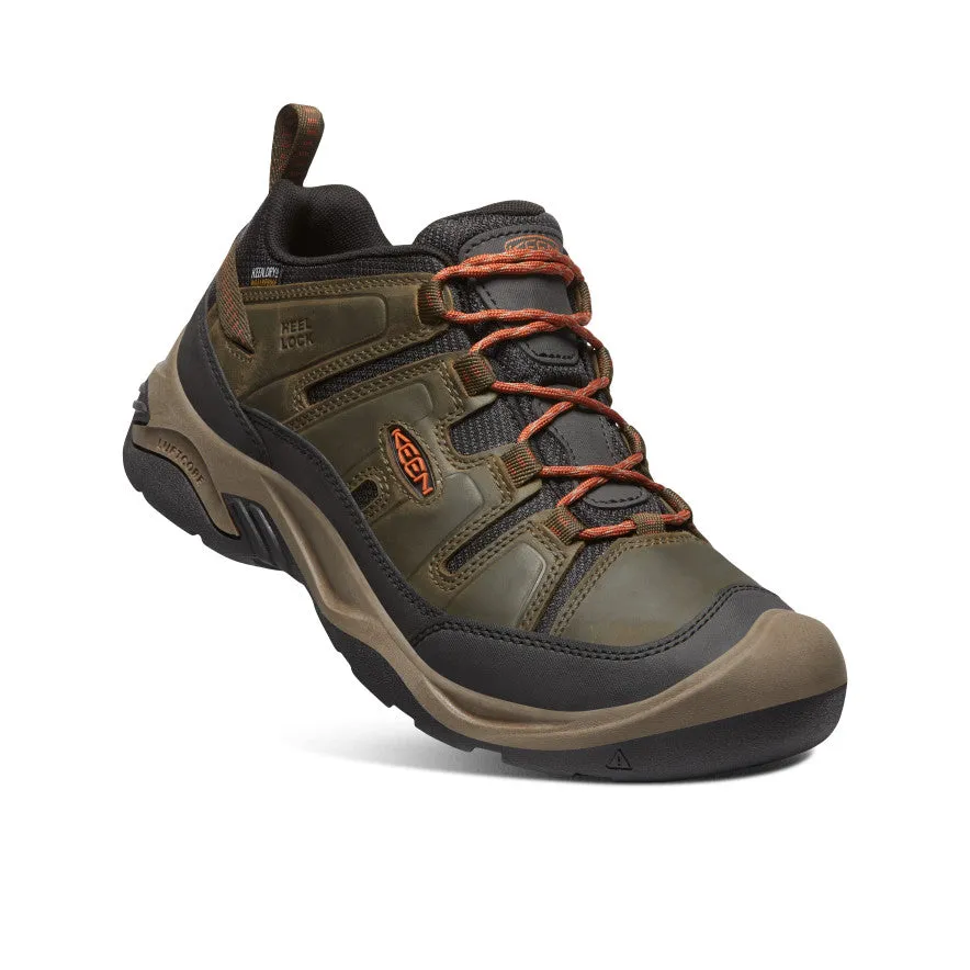 Men's Circadia Waterproof Shoe - Black Olive/Potters Clay