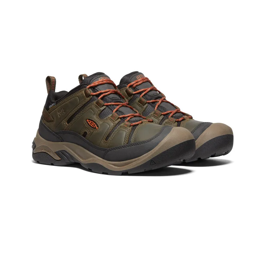 Men's Circadia Waterproof Shoe - Black Olive/Potters Clay