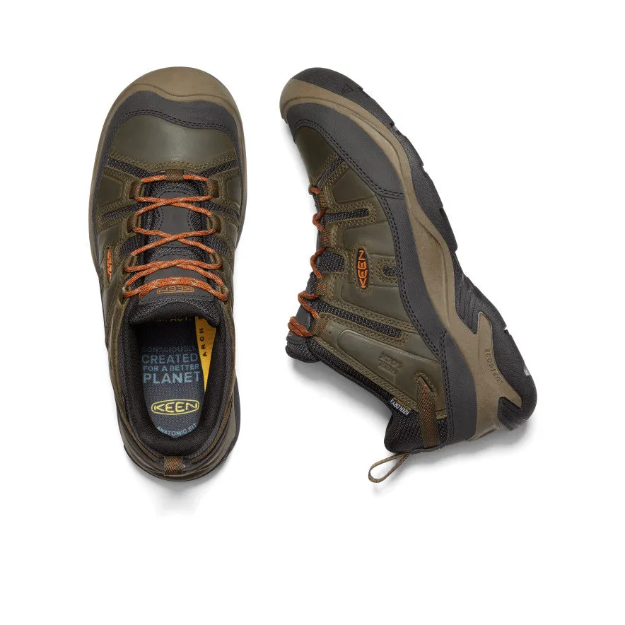 Men's Circadia Waterproof Shoe - Black Olive/Potters Clay