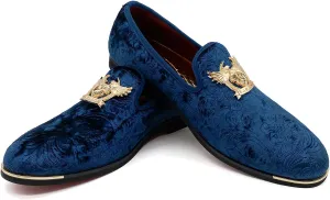 Men's Loafers Vintage Slip on Suede Dress Shoes Velvet Dress Loafers Size 7-13