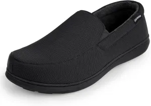 Men's Minimalist Memory Foam Slippers, Comfort Closed-Back House Shoes Indoor/Outdoor