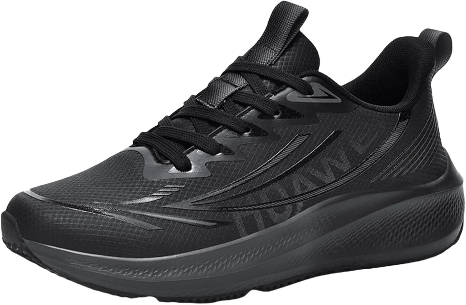 Men's Slip On Sneakers Comfortable Walking Running Tennis Athletic Gym Workout 𝐂𝐫oss Soft Sole Training Shoes