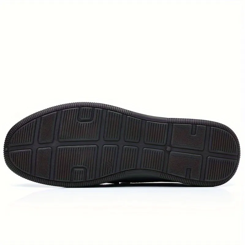 Men's Summer Shoes | Leather Loafer  | Comfy Rubber Sole Footwear