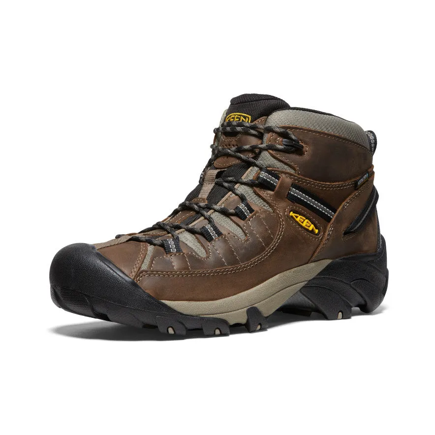Men's Targhee II Mid Waterproof Hiking Boots - Shitake/Brindle