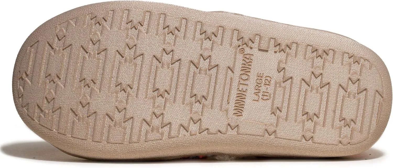 Minnetonka Daina – Indoor Cozy House Slippers for Kids with Cushioned Memory Foam Insole and Soft Fuzzy Lining