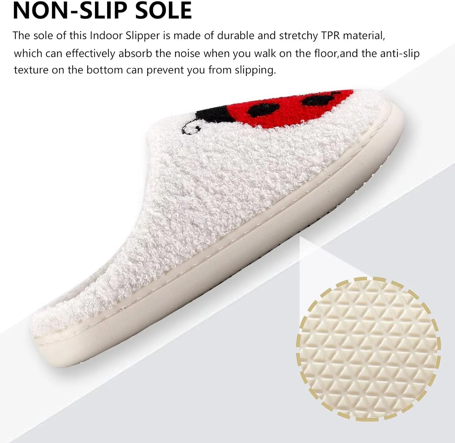 Modern Embroidered Slipper Fuzzy Cozy Memory Foam Women's Men's Couple Home Indoor House Slippers Shoes