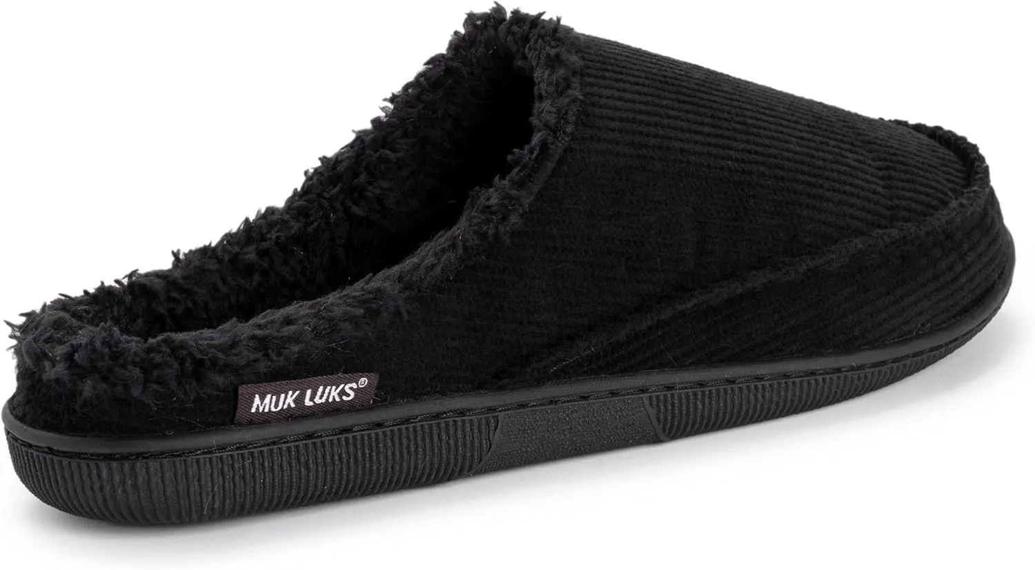 MUK LUKS Men's Corduroy Clogs Slipper