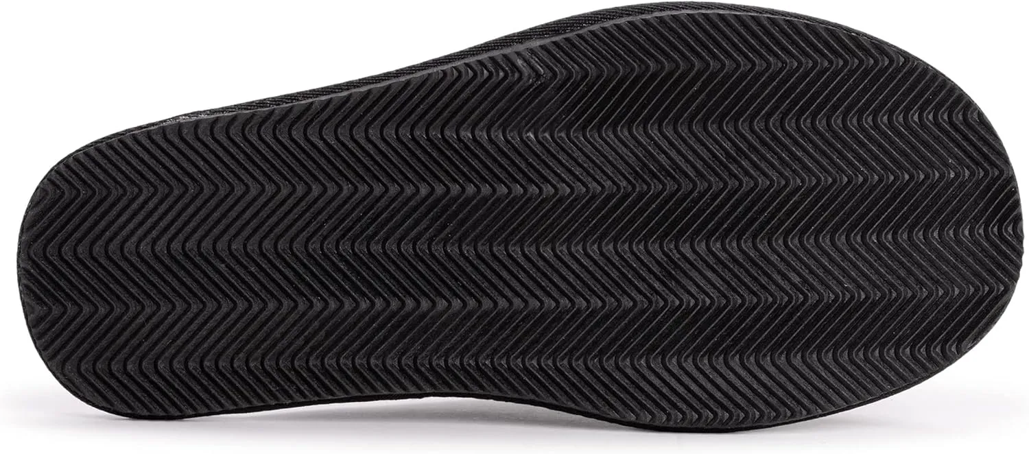 MUK LUKS Men's Dave Printed Berber Suede Scuff Slipper