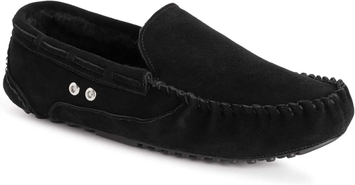 MUK LUKS Men's Everett Moccasin Slippers