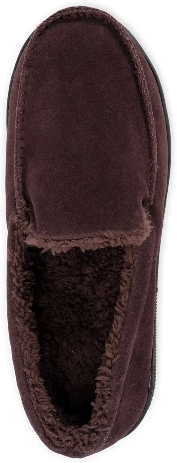 MUK LUKS Men's Faux Suede Moccasin Slipper