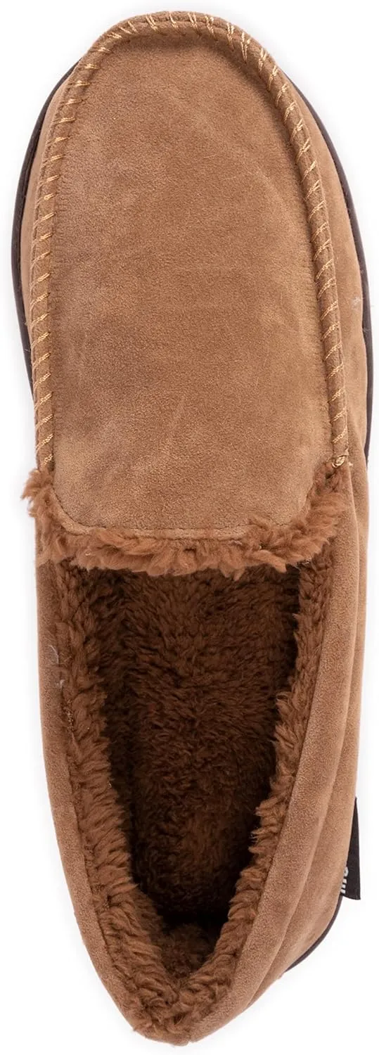 MUK LUKS Men's Faux Suede Moccasin Slipper