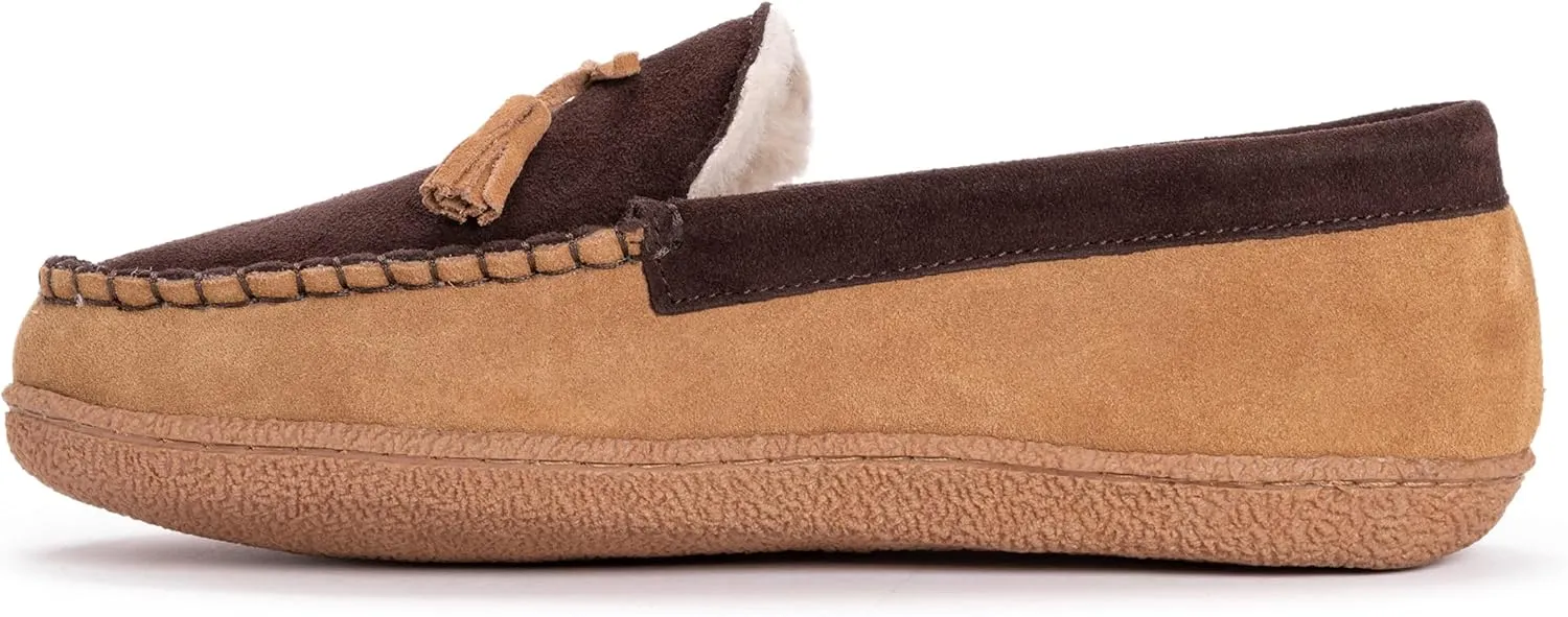 MUK LUKS Men's Leather Goods Talan Slipper